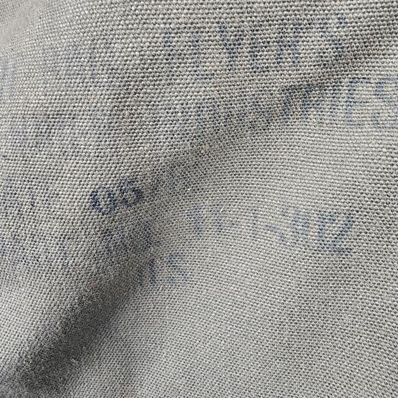 Flyer's A-3 Kit Bag 1982 Military Issue Canvas Zip/Snap Closure Clean! - Picture 2 of 5